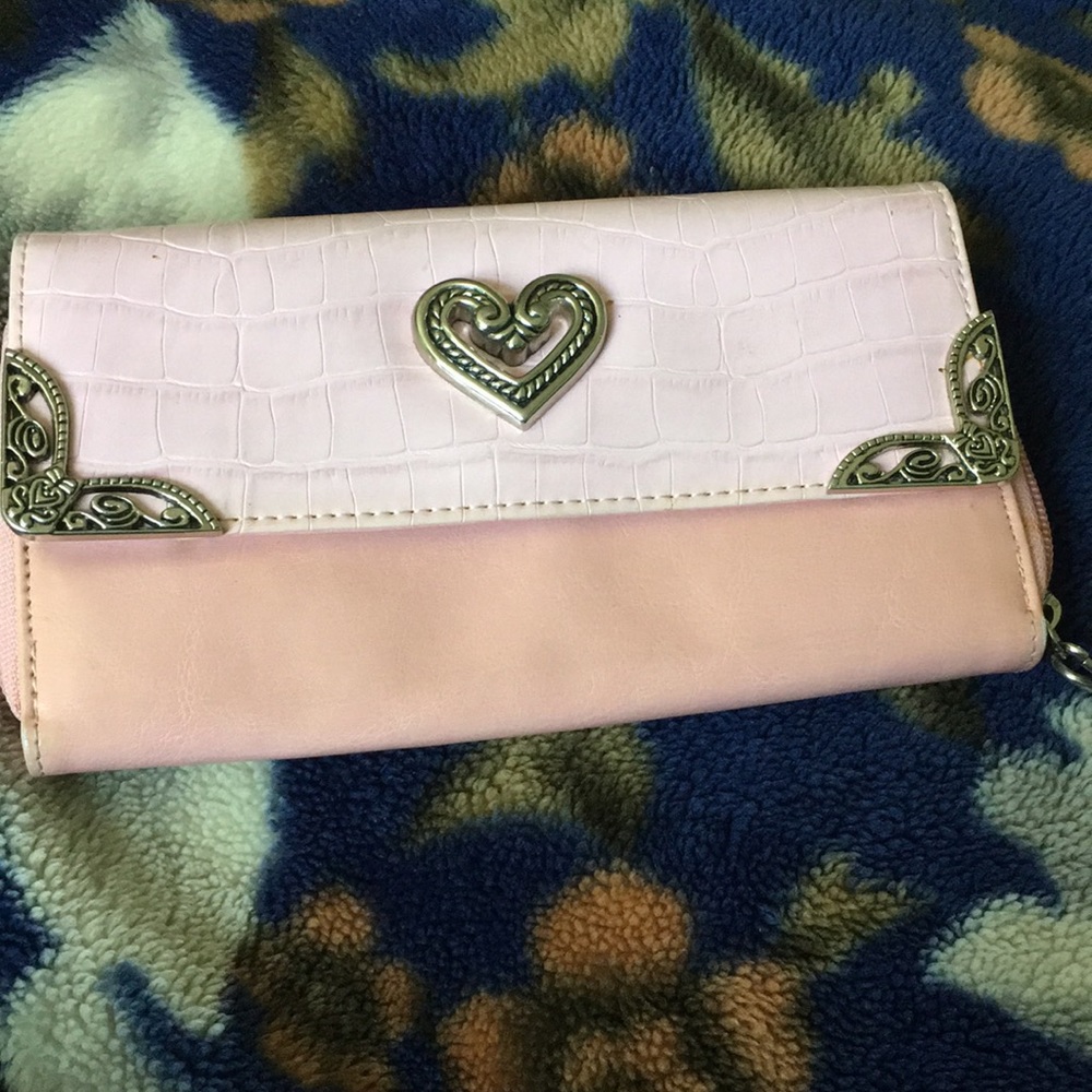 Pink wallet (not a brand name)!